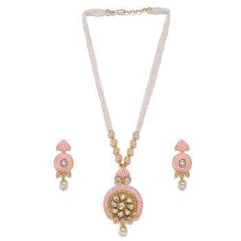 Gold pearl necklace-sets 2