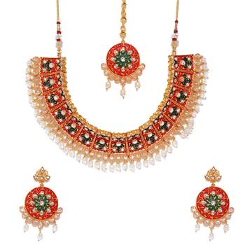 Gold diamond necklace-sets 1