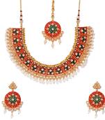 Gold diamond necklace-sets