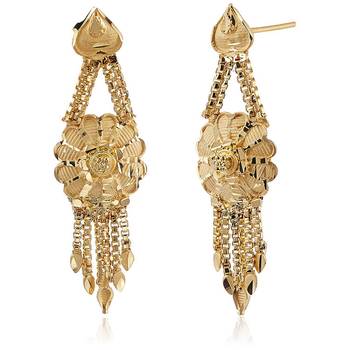 Gold pearl necklace-sets 2