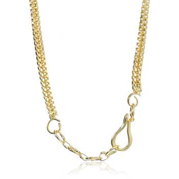 Gold pearl necklace-sets 2