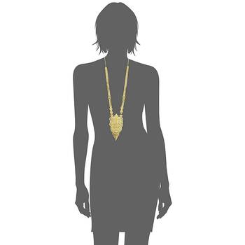 Gold pearl necklace-sets 4