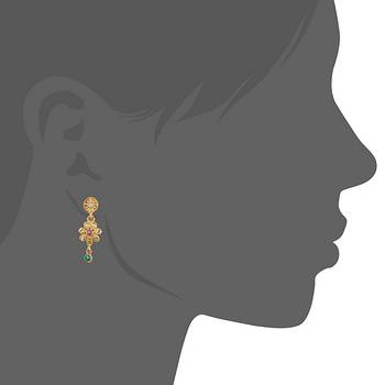 Gold pearl necklace-sets 5
