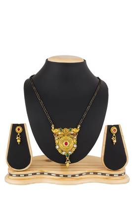 Gold diamond mangalsutra 1