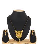 Gold diamond mangalsutra