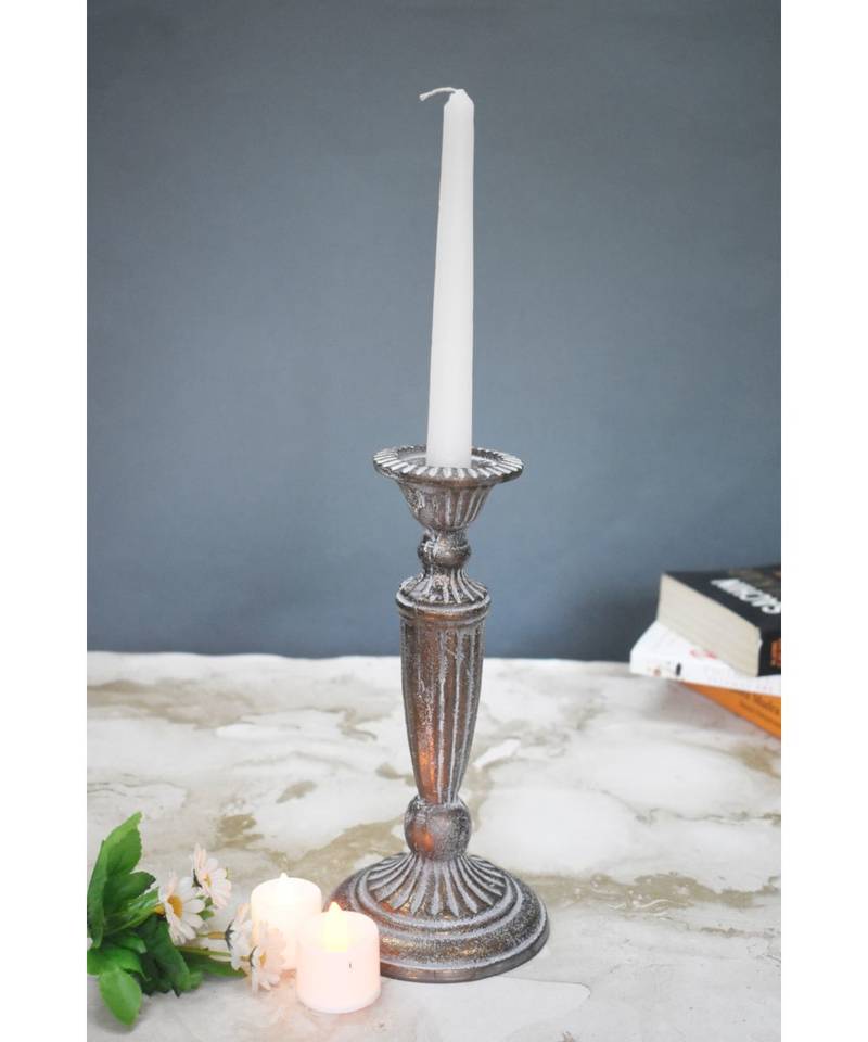 Antique Copper Candle Holder