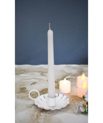 Distress Round Candle Holder 1