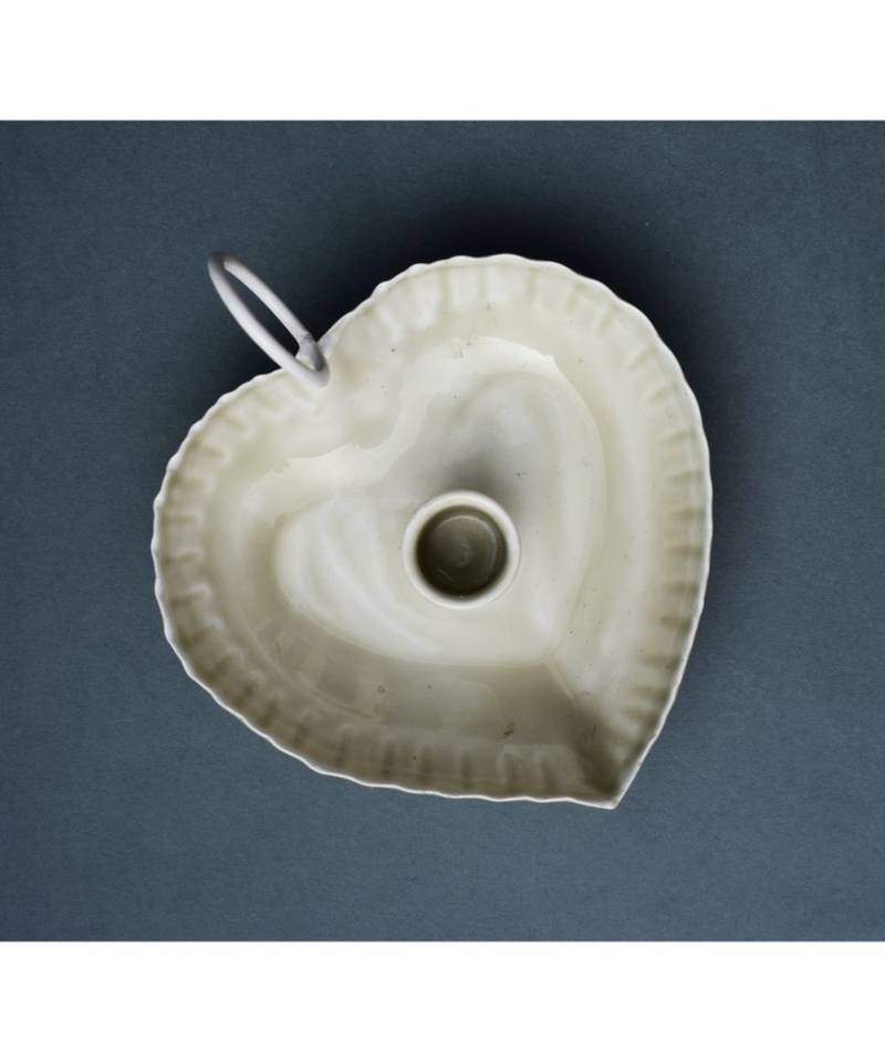 Distress Heart Candle Holder