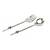 Color Palette Stainless Steel Noodle cum Salad Server
