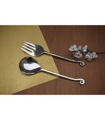 Color Palette Stainless Steel Noodle cum Salad Server