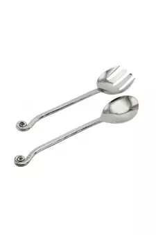 Color Palette Stainless Steel Noodle cum Salad Server