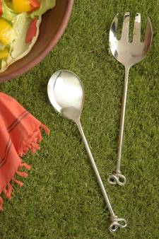 Color Palette Stainless Steel Pasta Server