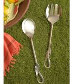 Color Palette Stainless Steel Noodle cum Salad Server