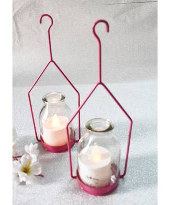 Hanginh Hut Tea light Holder 1