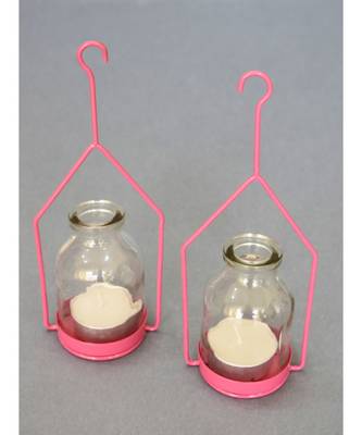 Hanginh Hut Tea light Holder 2