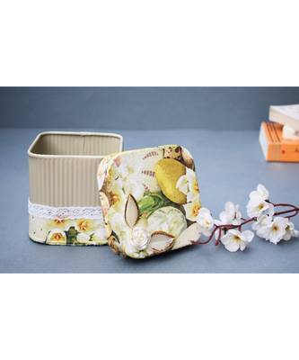 Decoupage Metal Square Boxes 1