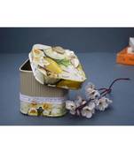 Decoupage Metal Square Boxes