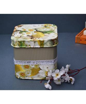 Decoupage Metal Square Boxes 3