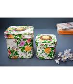 Decoupage Metal Square Boxes