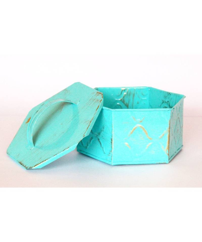 Metal Hexagon Box