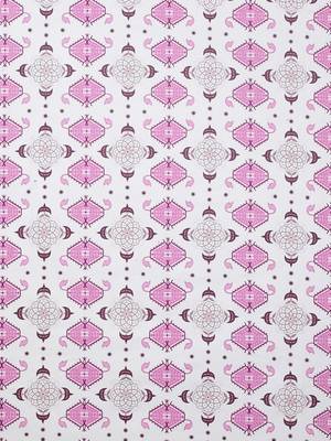 pink geometric Double bedsheet 3