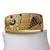 gold look single kada bangle openable screw type