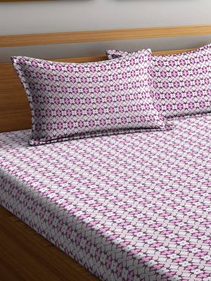 multicolor geometric Double bedsheet 2