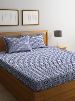 multicolor abstract print Double bedsheet 1