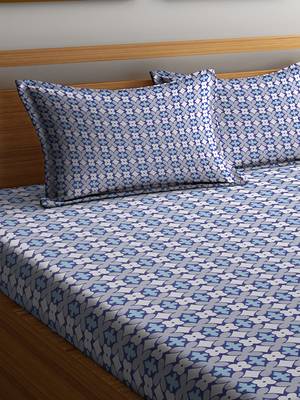 multicolor abstract print Double bedsheet 2