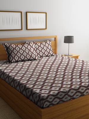 multicolor abstract print Double bedsheet 1