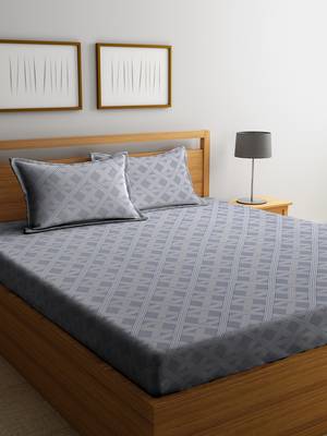 multicolor abstract print Double bedsheet 1