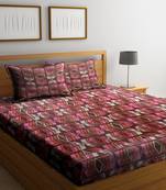 multicolor abstract print Double bedsheet