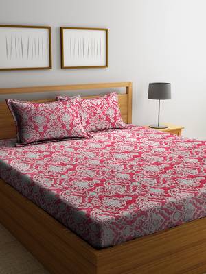 multicolor abstract print Double bedsheet 1