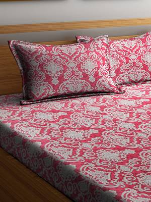 multicolor abstract print Double bedsheet 2