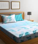 multicolor nature print Queen bedsheet