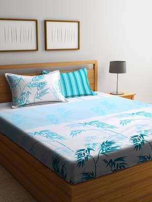 multicolor floral print Queen bedsheet 1