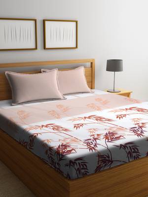 multicolor nature print Queen bedsheet 1