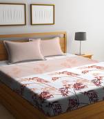 multicolor nature print Queen bedsheet