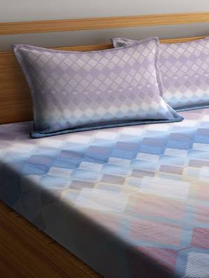 multicolor geometric Queen bedsheet 2