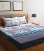 multicolor nature print Queen bedsheet