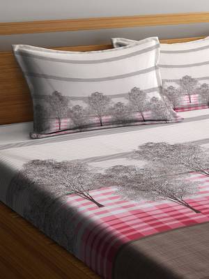 multicolor nature print Queen bedsheet 2