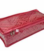 atorakushon   Satin Makeup Pouch Cosmetic Necklace Earrings Jewellery Vanity Organiser For Women's (pink)