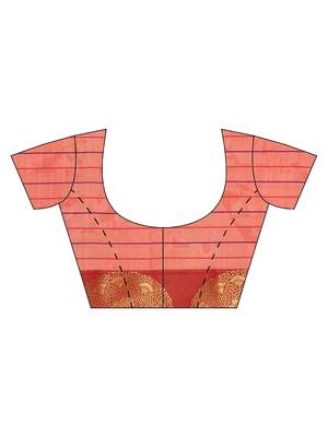 mustard Woven chanderi saree with blouse 3