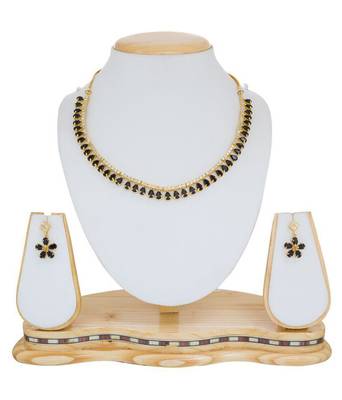 Gold diamond necklace-sets 1