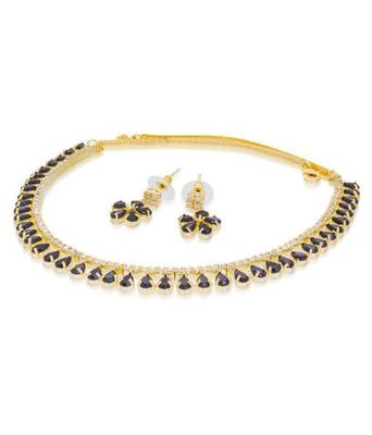 Gold diamond necklace-sets 2