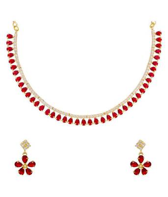 Gold diamond necklace-sets 2