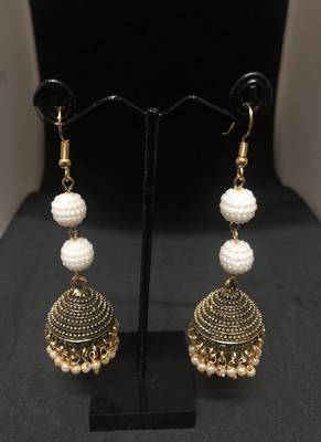 Multicolor pearl earrings 1