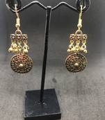 Gold crystal earrings