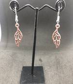 Silver crystal earrings