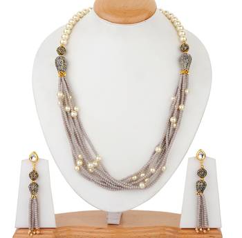 Grey Onyx Necklace Sets 1